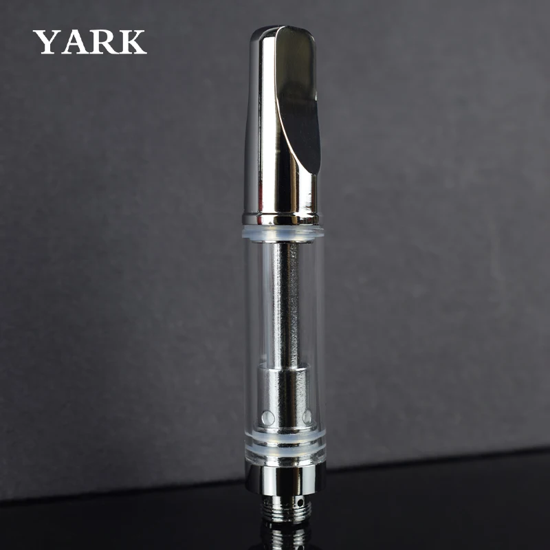 Yark пустой 0,9 мл 510 Cbd атомайзер картридж с логотипом на заказ 510 резьба Cbd масляный картридж