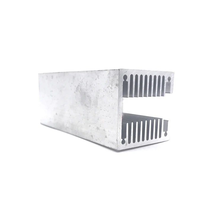 Large Aluminum Heatsink High Power Amplifier Heat Sink 400(W)*50(H)*50 (L)mm