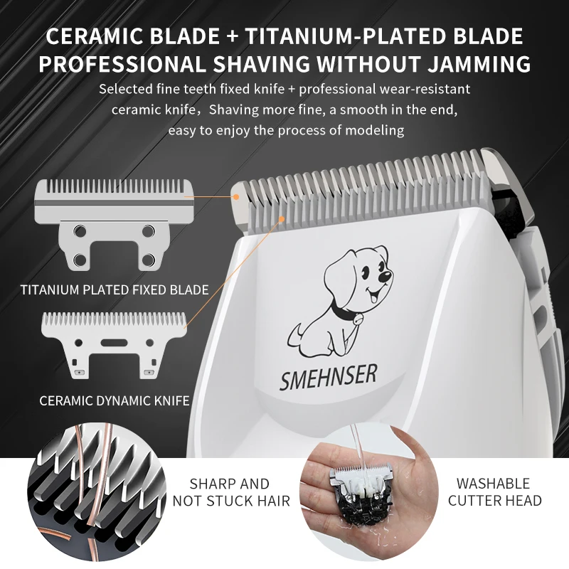 Home Use Grooming Tool Electric Pet Hair Shaver, Pet Hair Clipper/Pet Grooming Kit Dog Shave Machine