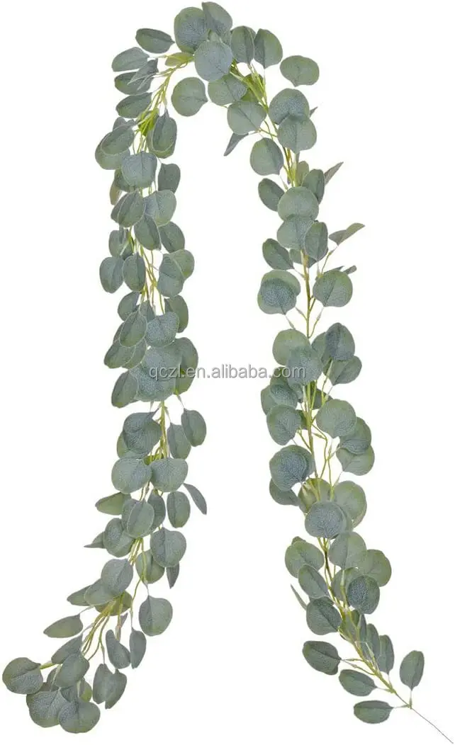 Party Decoration Eucalyptus Leaf Simulation Vine wedding Wall Decoration Plant Willow Leaf with Fruit Simulation Wreath