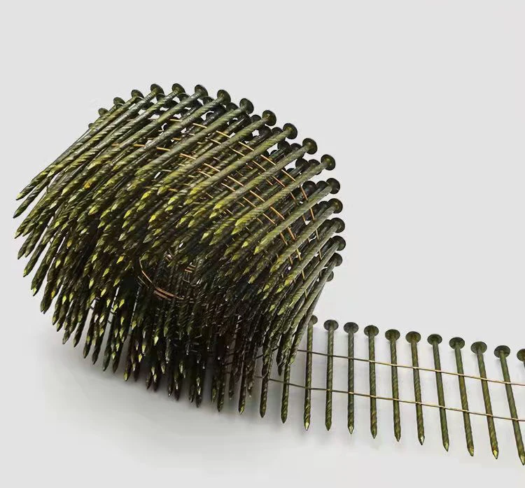 Wood pallet framing wire nails screw ring smooth shank coil nails