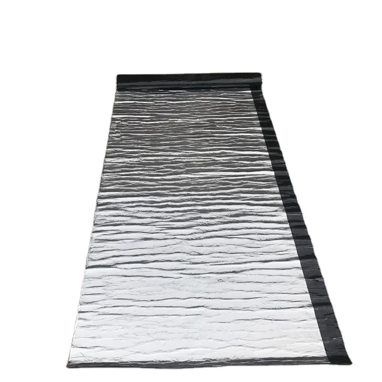 High Polymer Basement Building Waterproof Materials Self Adhesive Modified Bitumen Aluminum Foil Roofing Waterproof Membrane