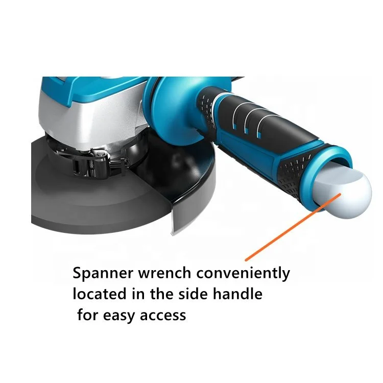 С возможностью работы как от сети, так и от аккумулятора 18V литий-ионный Тип/ионно-литиевая аккумуляторная батарея аккумуляторная угловая шлифовальная машина с мягкой ручкой AG-L0118-2T