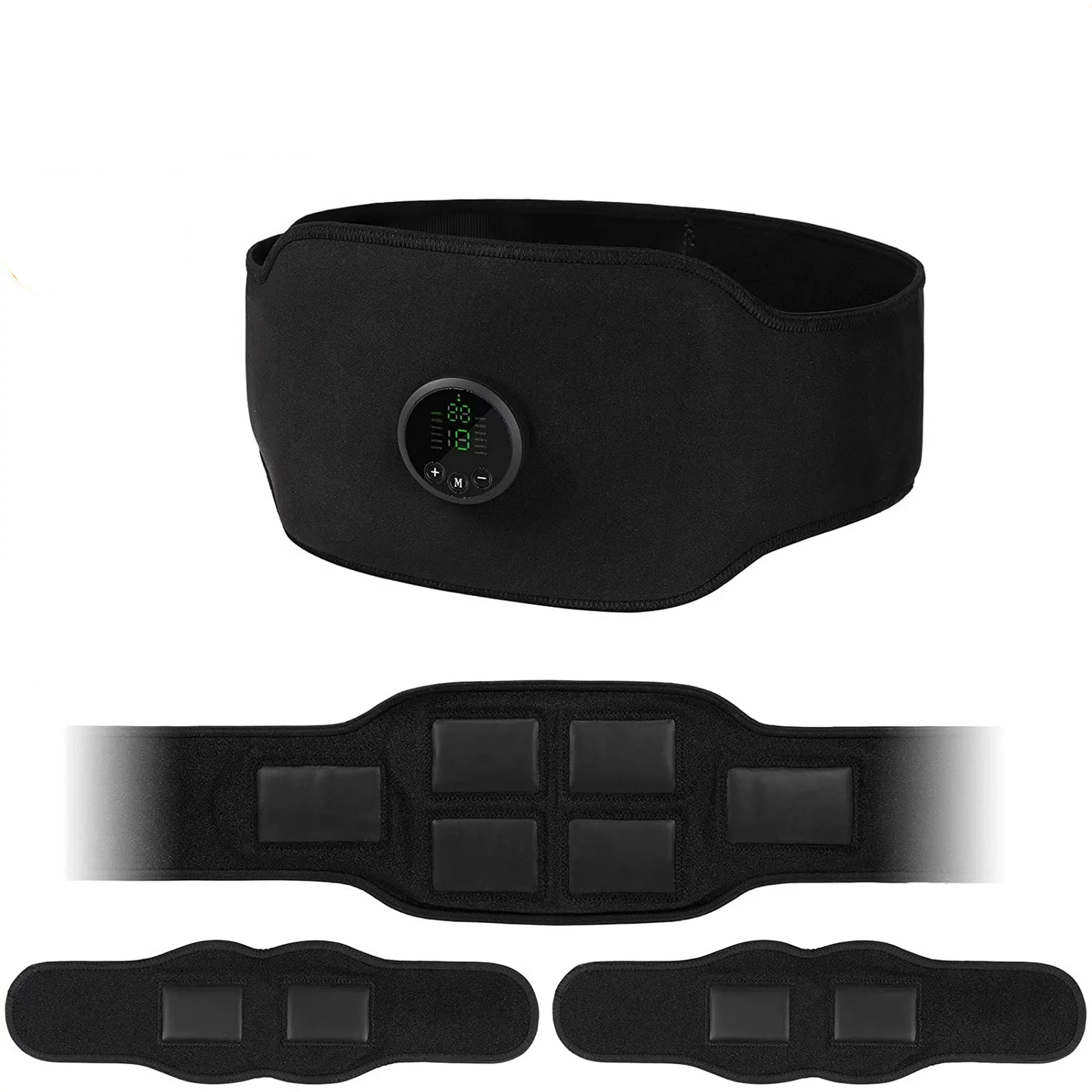 Abs Ems Belt Electrical Abdominal Muscle Toner Ab Toning Belts Ems Muscle Training Howell Stimulator Trimmer Belts