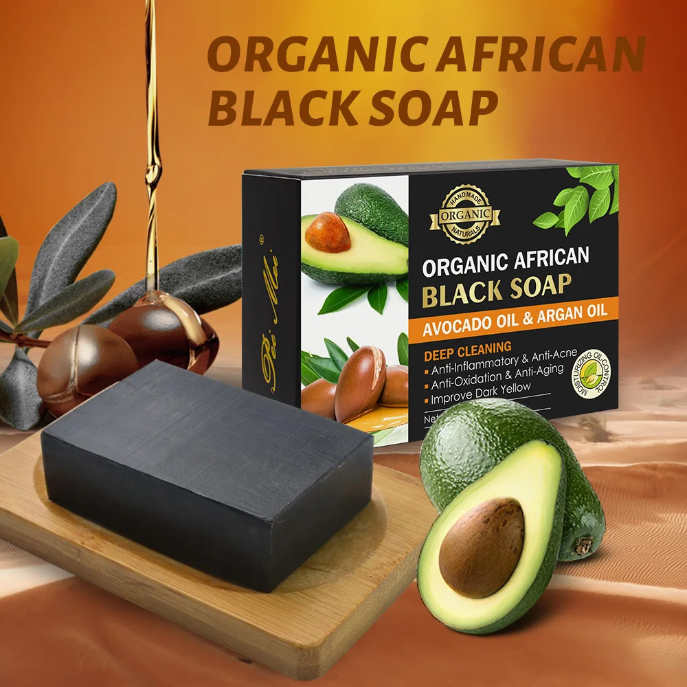 Manufacturer Price Herbal Organic Black Moisturizing Exfoliating Smoothing Spots Removing Toilet Bath Soap