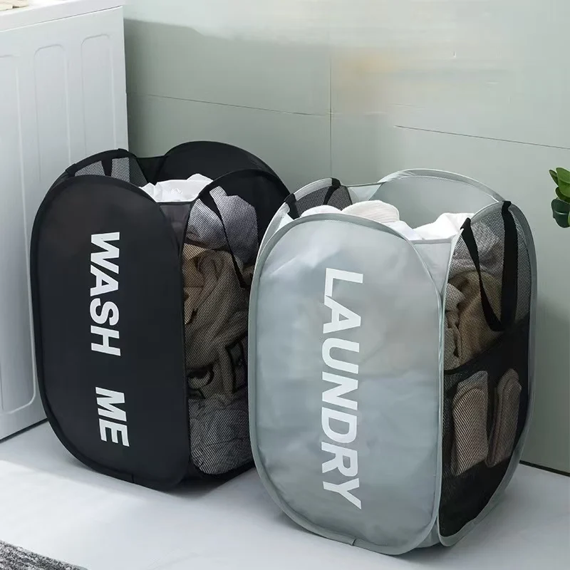 New printed laundry basket household laundry basket for dirty clothes wholesale storage basket