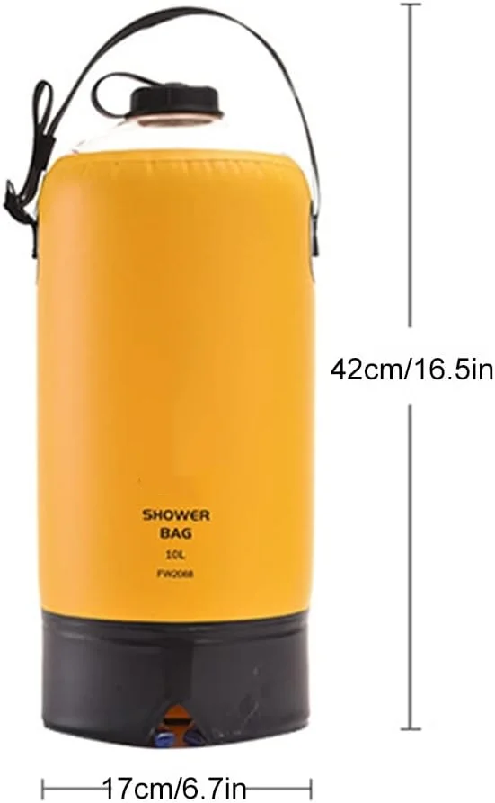 Wholesale Durable Camping Shower Bag Portable Solar Heated Shower Custom Outdoor Shower Bag for Hiking