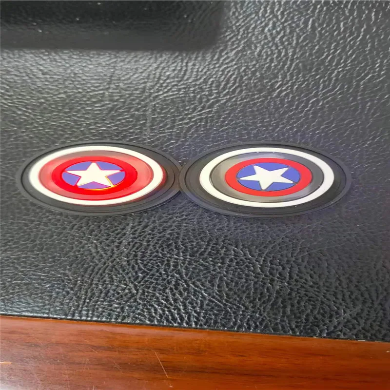 Soft plastic 3D cartoon pattern lable with Flahing light decarate on clothing shoes and toys