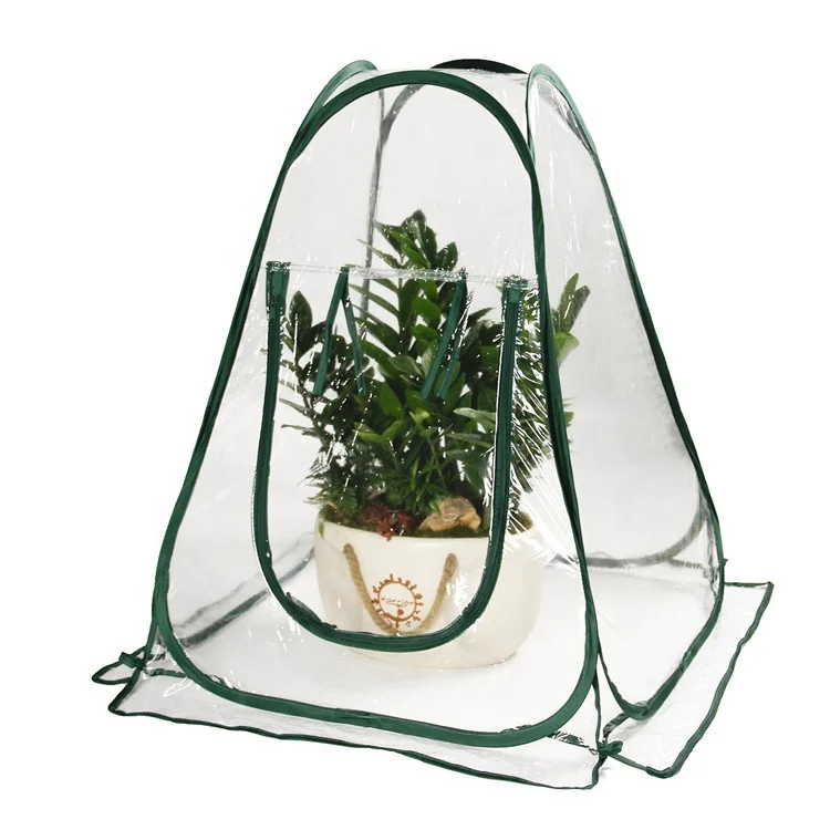 Foldable portable home gardening greenhouse succulent flower and grass rain-proof insulation cover insect butterfly rearing cage