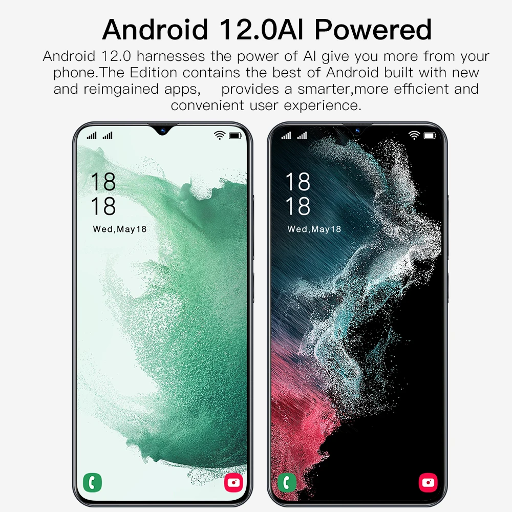 HOT SELLING S22+ ULTRA 8GB+256GB 16MP+32MP 6800mAh Smartphones Phones Cheap Unlocked Android 10 Cell Phone Smart Dual Sim Phones