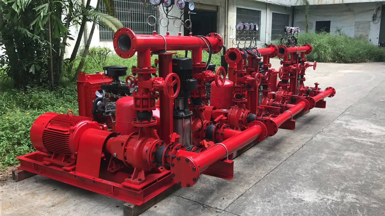 Система распылителей, дизельный пожарный насос, набор для пожарной гидравлической системы