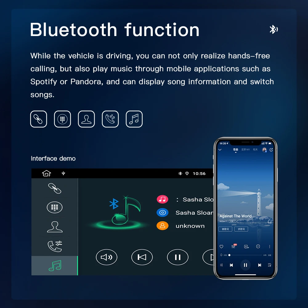 9 дюймов 2 din двойной Din Android 12 автомобильный DVD плеер GPS с Bluetooth универсальный Радио стерео аудио головное устройство Carplay сенсорный