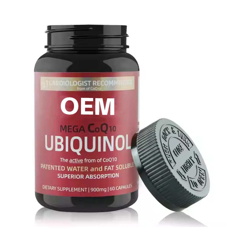 60 капсул CoQ10 ubiquinol запатентованная вода и жирорастворимая пищевая добавка Q10 softgel