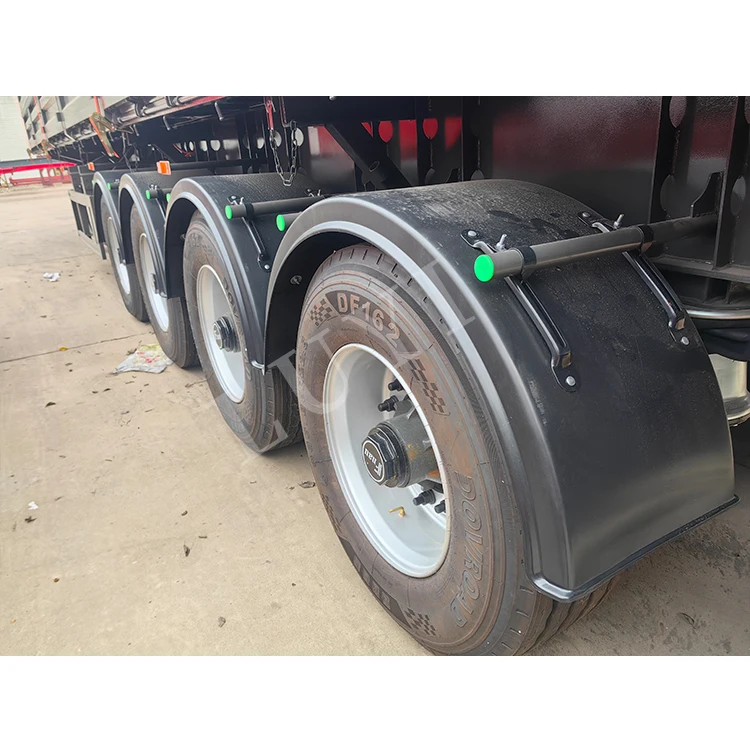 High Quality 4 axle Side Door grain transport side tipper Dump Truck Semi-Trailer