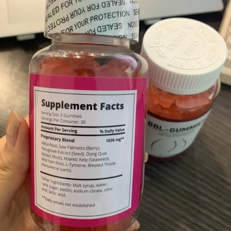 Hot Sale BBL gummies Supplement Plant extract Hip Enhancing butt Enlargement Gummies Big buttock gummy