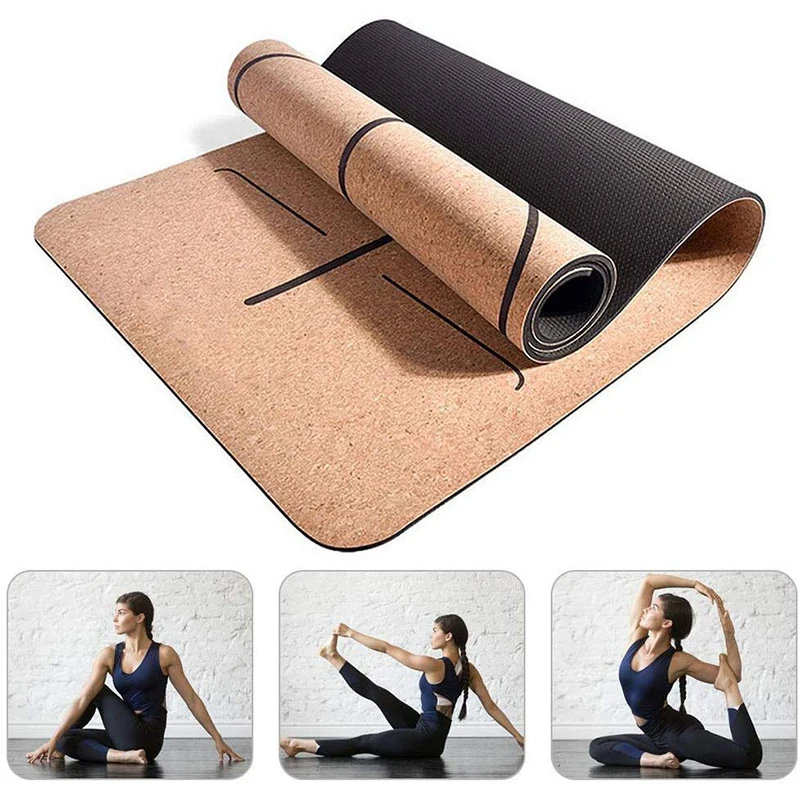 Custom Printed Eco Friendly Tpe Instructional Non-Slip Yoga Mat Mat De Yoga 10Mm Yoga Mats With Logo