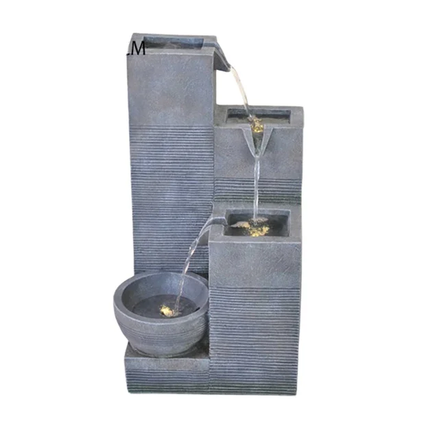 Waterfall flow fountains tabletop stone indoor water fountains