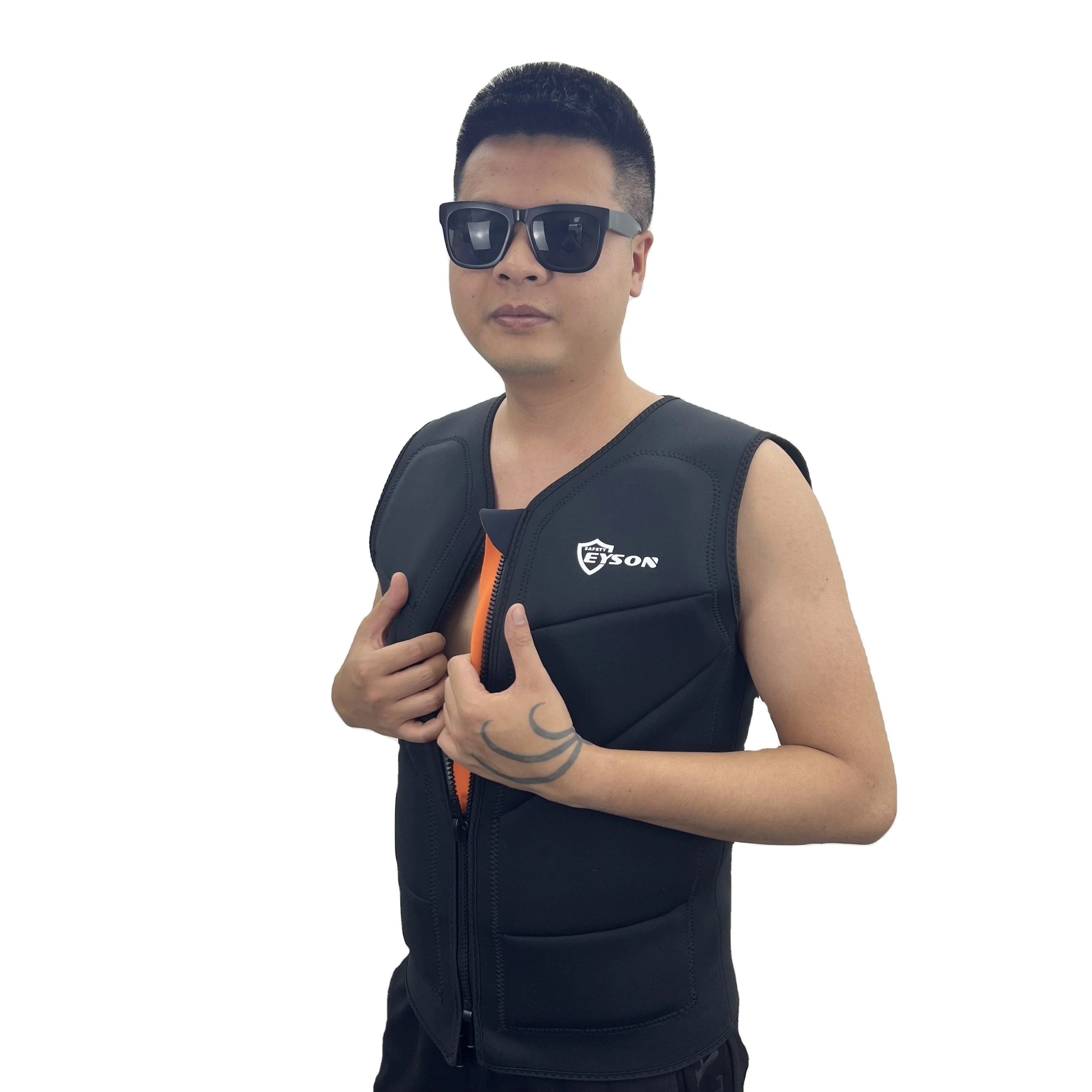 Eyson Adult Water Sport Swimming Pool Inflatable Life Saver Guard Jacket Vest For Swimming Surfing Boating