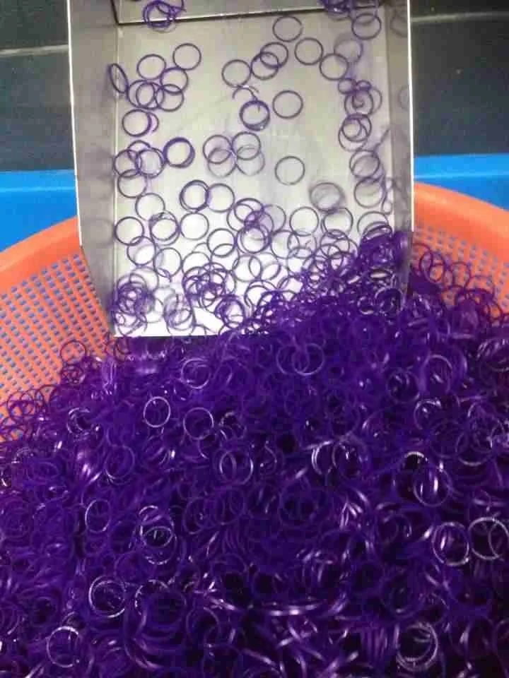 new plastic elastic  rubber band making machine for hair