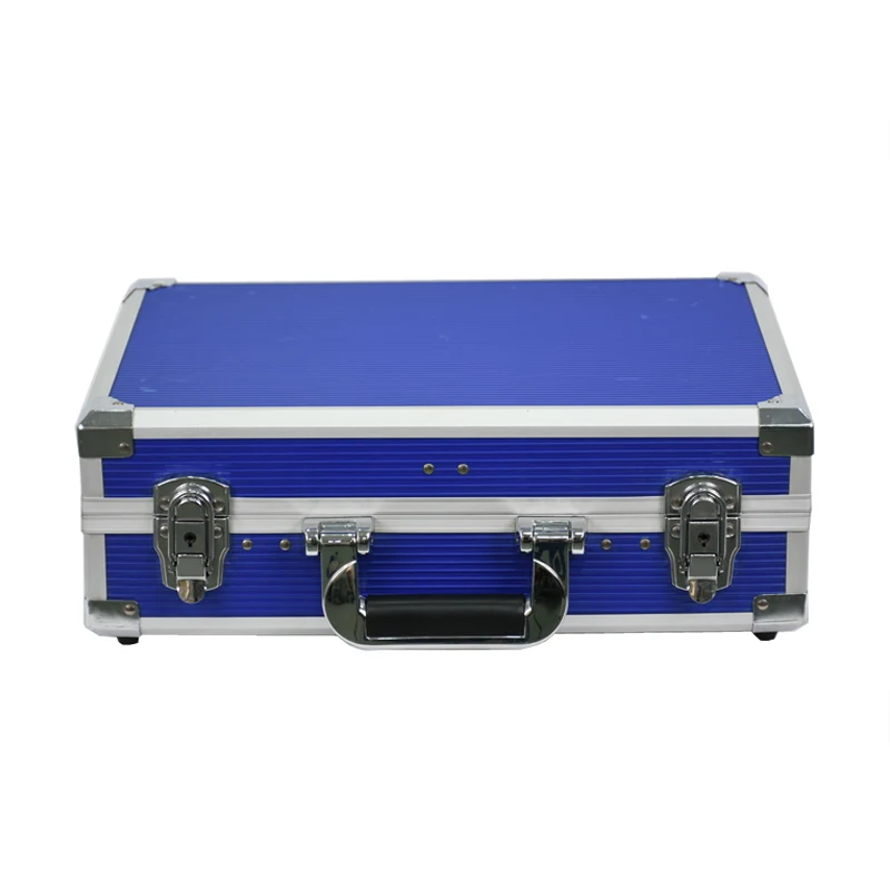 Blue tool case storage tool case hot sale aluminum tool suitcase