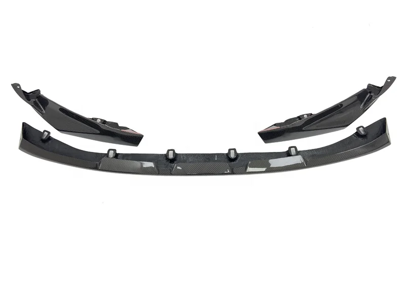 Customization M3 G80 Aero kit V-style Carbon Fiber Front Bumper  Lip Spoiler Side Skirts For BMW G80 M3 G82 M4 2021
