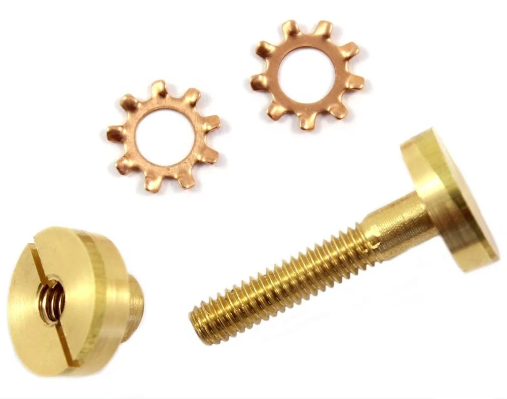 China manufacturer customized brass nut and brass screw