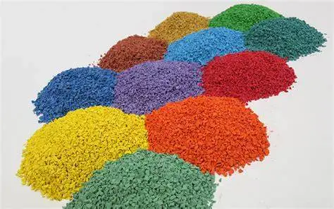 Factory Non-toxic rubber granules UV resistant SBR/EPDM rubber granules Shock absorption EPDM granules for playground