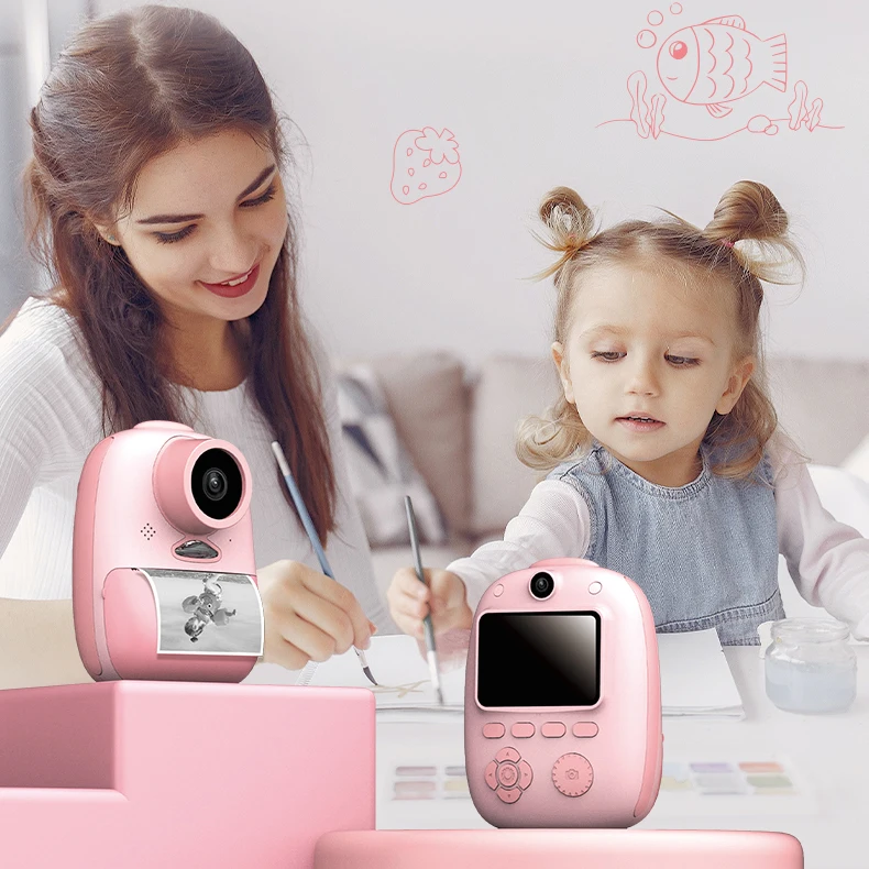 OEM Branding Mini Digital Camera For Children Photo Instant Print Camera For Kids