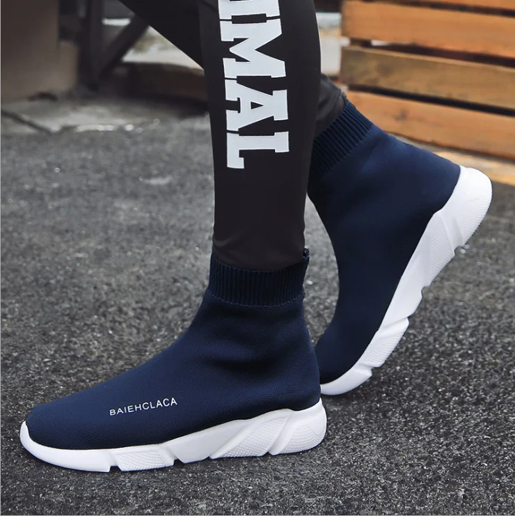 Popular Trendy Stretch Fabric Socks Sneakers Couples Running Sport Shoes Woman Men Mesh Scarpe Sportive Outdoor Jogging Trainers