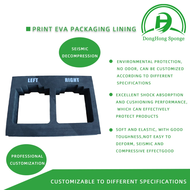 Custom Eva Foam Insert Box Custom Printed logo Packing Foam For Protective Packaging