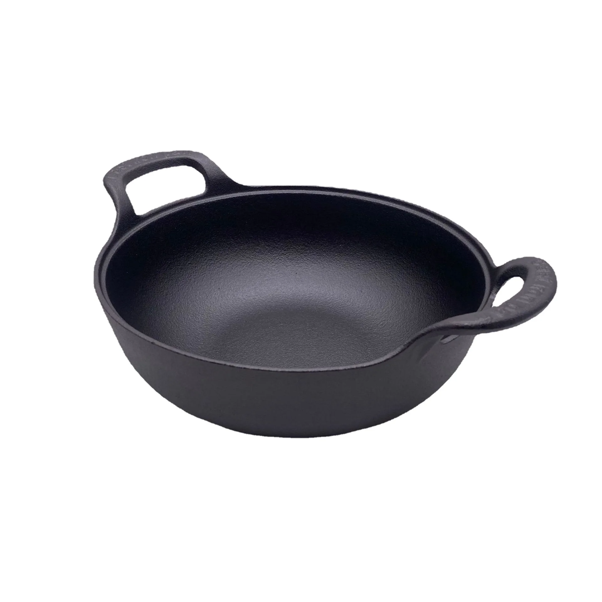 cast iron grill round flat pan