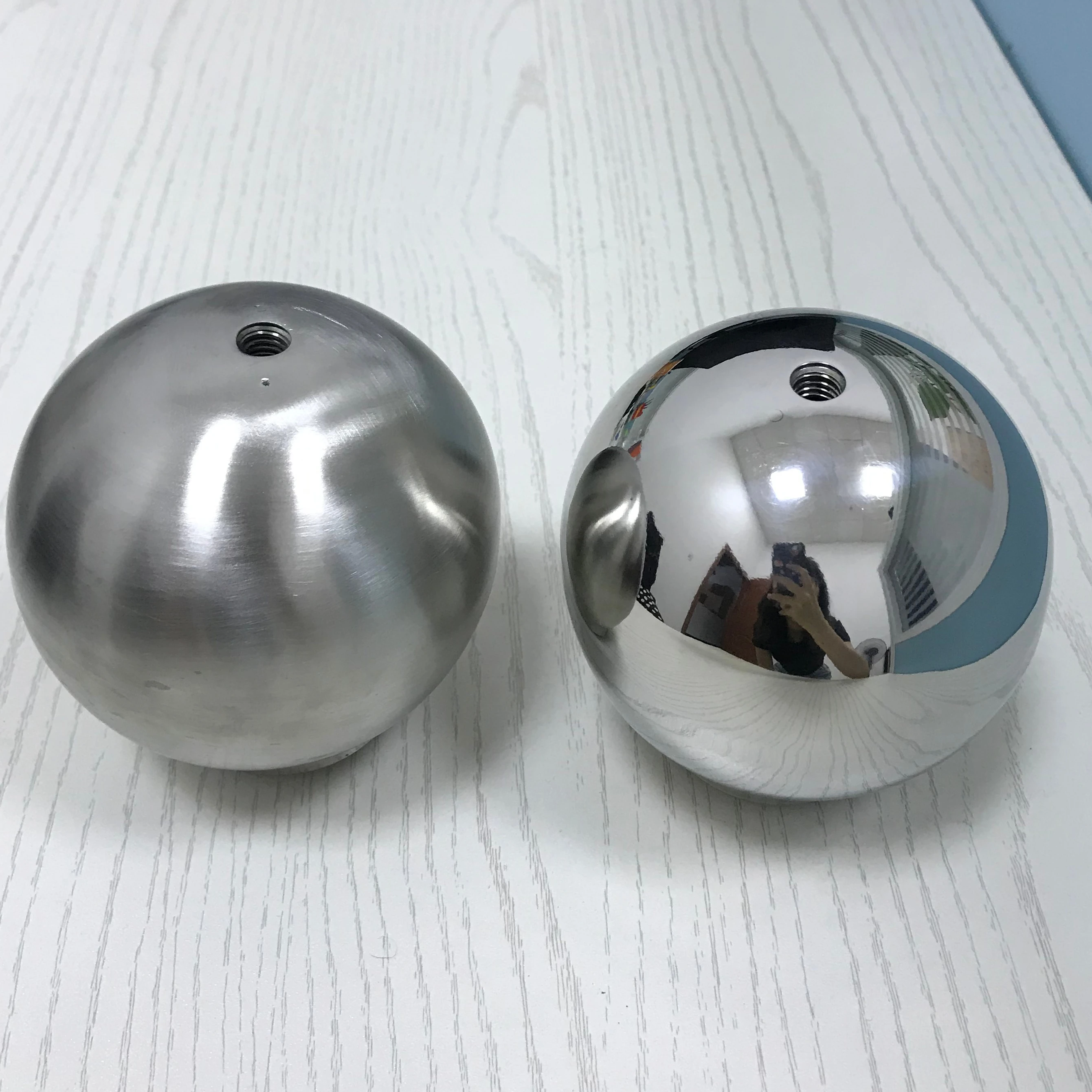 10 см матовый стальной шарик с отверстием для крана/различные отверстия из нержавеющей стали Сфера