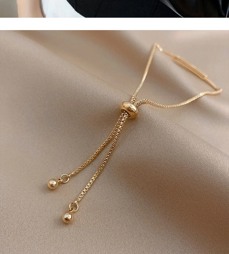 14k золотой браслет для женщин новая ниша простота