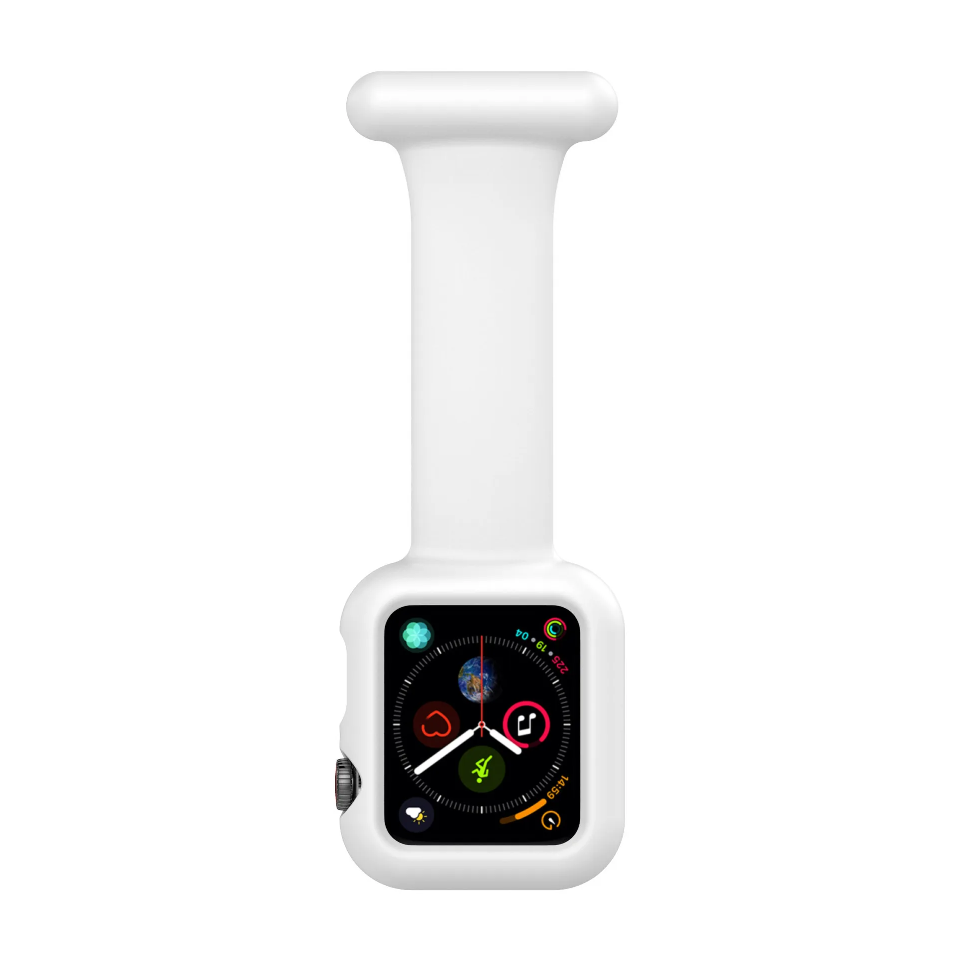 Силиконовый браслет для медсестер Apple watch Band for Iwatch Series 4 5 6 7 38 мм 40