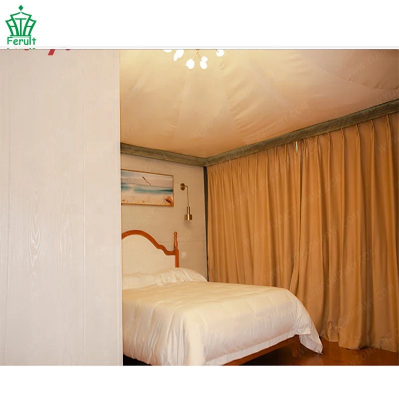 Low Price Beach Resort PVDF Tensile Fabric Structures Camping Tent Glamping Resort Hotel Tents