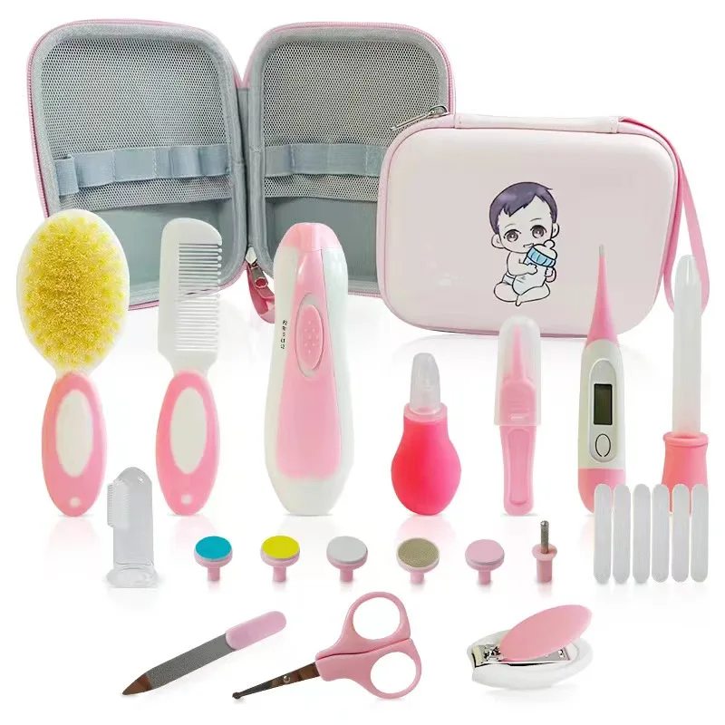 OTTOLIVES Baby Electric Nail Trimmer Set Newborn Nursery Health Care Set for Newborn Baby Healthcare and Grooming Kit, 24 in 1