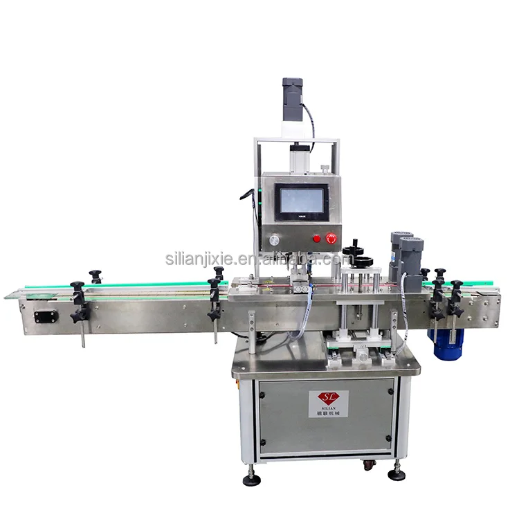 Automatic cosmetic essence bottle filling and capping machine production line with automatic induction filling