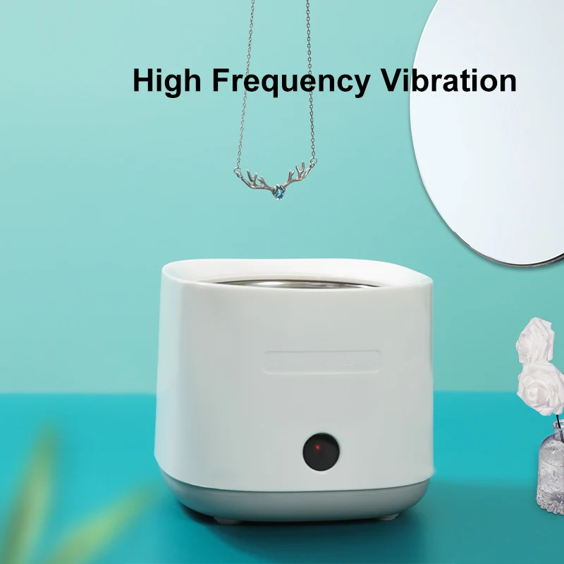 Smart ultrasonic jewelry cleaner machine 180ML ultrasonic cleaner glasses braces ultrasonic cleaner automatic