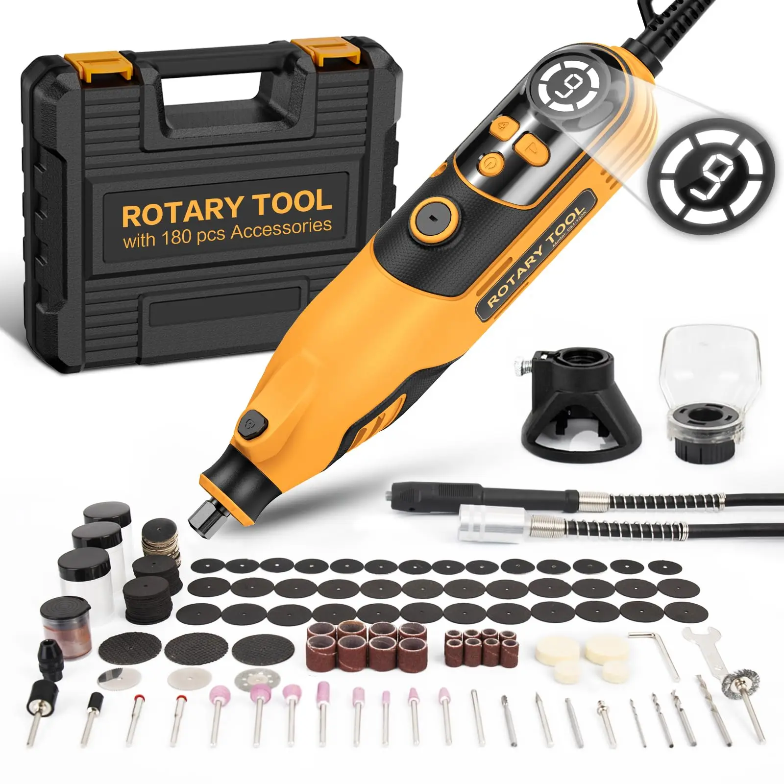 Dremel Factory Hot Sale Rotary Tool 180pcs Accessory Set Chinese with Long Service Life 10000-35000/min / Electric Jiangsu DIY