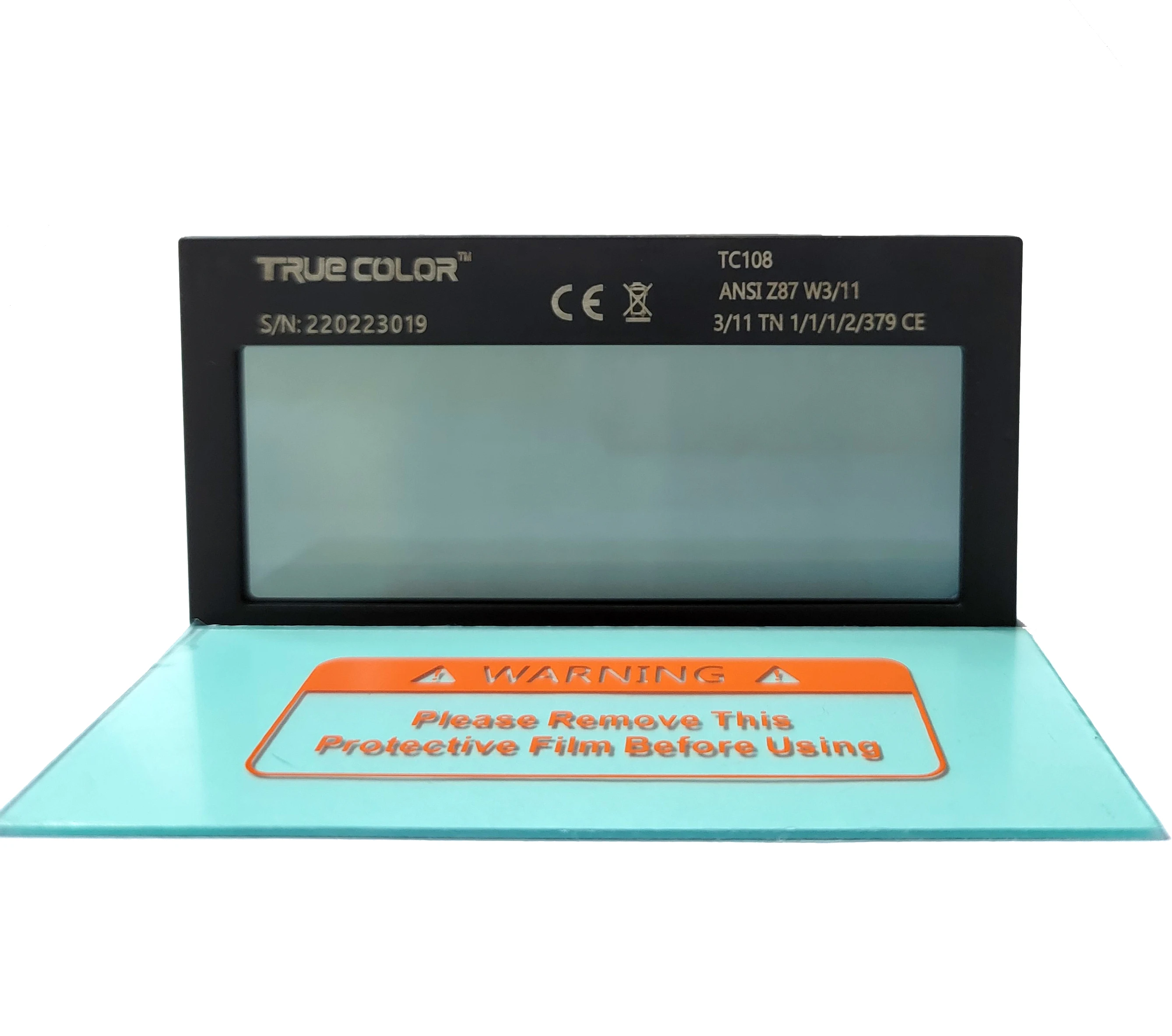 TC108 CE ANSI True Color HD 2*4.25 Welding Filter For Pipeline helmet Auto Darkening Welding Lens