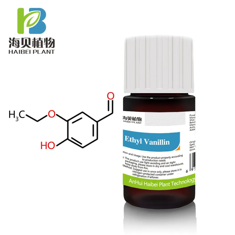 
Food additive white powder crystals Ethyl Vanillin 121-32-4 