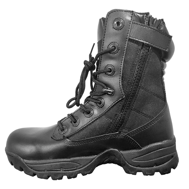 Up Tactical Mens Combate Boots Wholesale Quantity Lace EVA Cotton Fabric ZIP Air Mesh Fabric Winter Shoes for Men Cow Leather