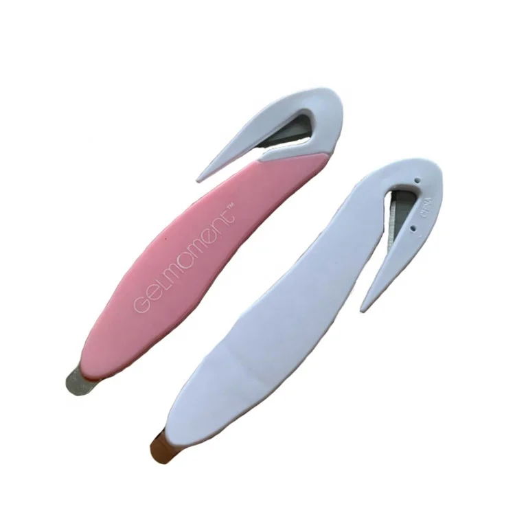 Пользовательская печатная пластиковая офисная открывалка для надписей с степлером для рекламы