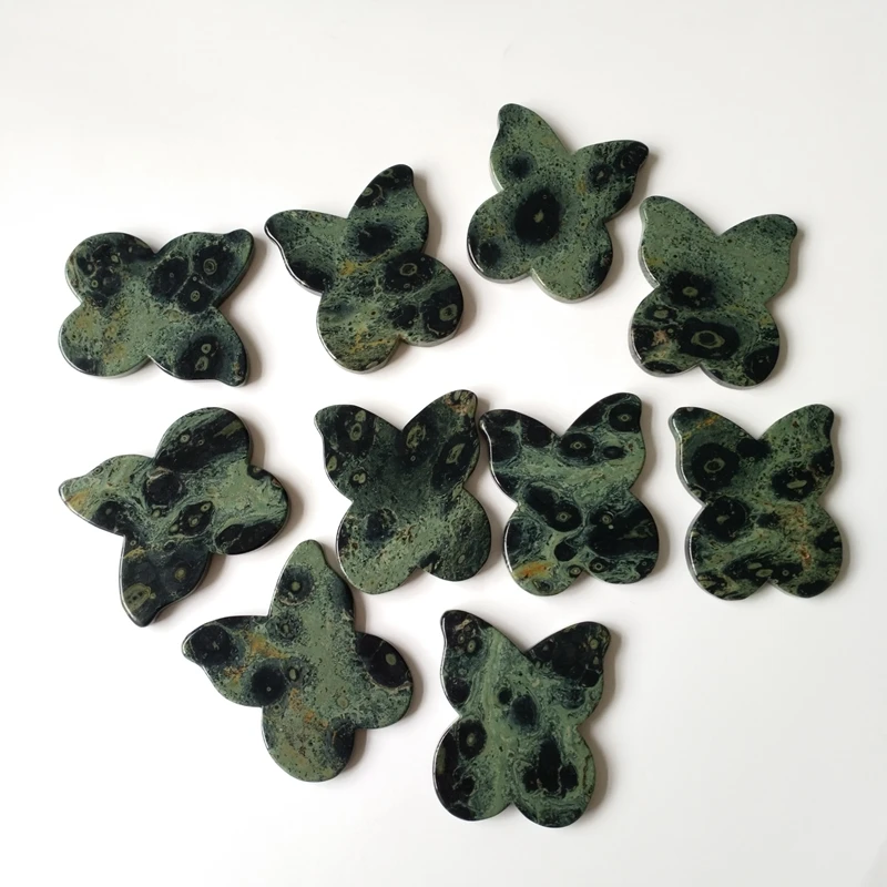 Giada naturale del viso apparecchiatura di bellezza viso gua bordo sha kambaba jasper farfalla raschiando strumento di massaggio