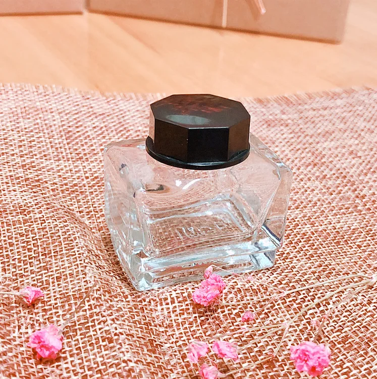 stocked fast ship ink glass bottle for students small shop to fill purchase 15 20 30 50 ml with black airtight cap