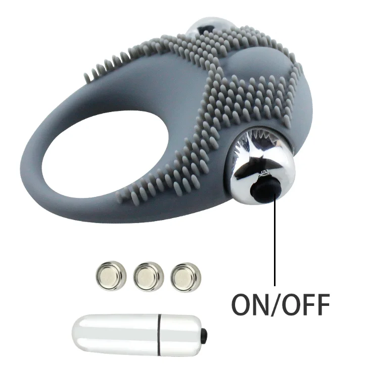 Factory Price Delay Ejaculation Sex Toys Silicon Vibrating Cock Ring For For Man