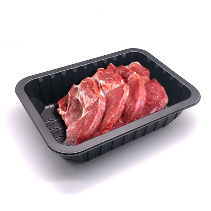 microwaveable custom PP Plastic blister fruit/vegetable/frozen meat food packaging disposable food tray