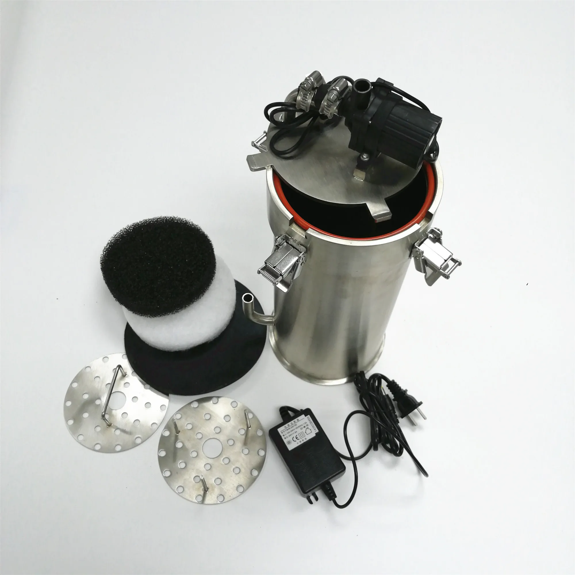 ES-300 Aquarium Stainless Steel External Jet Filter Canister ES-300 for 30-60cm Tank