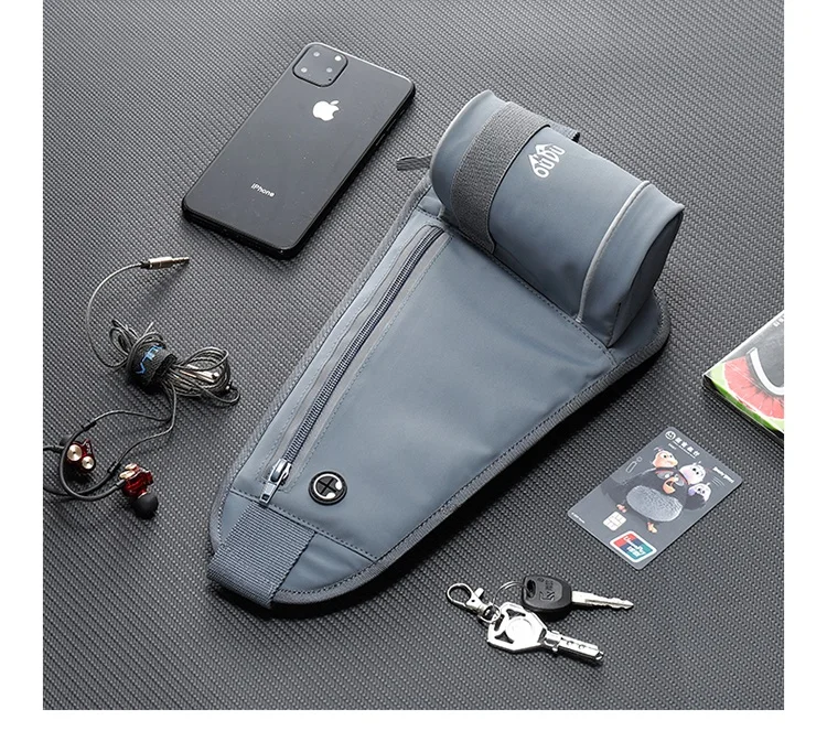 HUALIAN lycra High Quality Fitness Woman Man Unisex Sport Running Belt Waist bag for Marathon