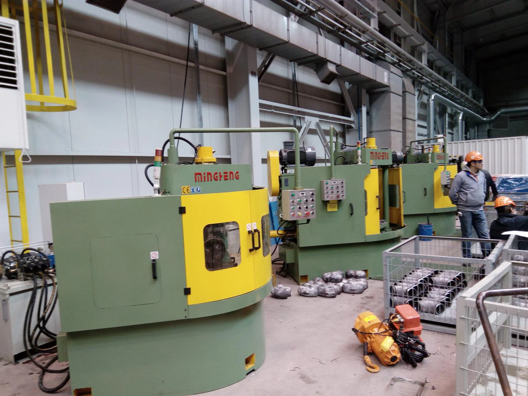 
Elbow beveling machine 